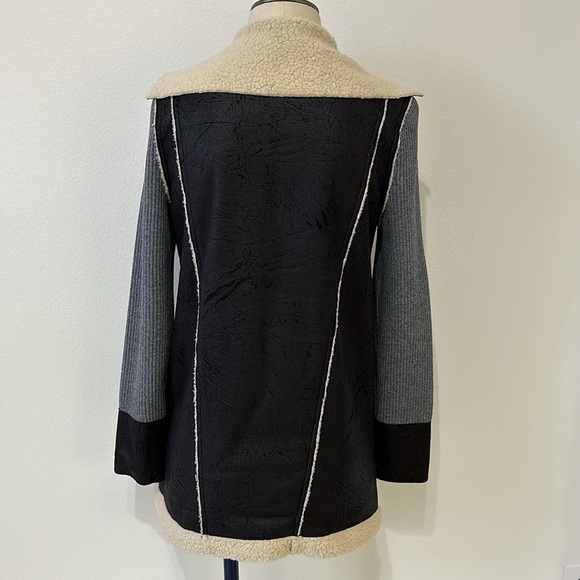 BDG Mixed Media Wool Sheep Cashmere Lining and Trim - S - Picture 3 of 13
